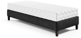 Best for Home Boxspringbett Hotelbett, Gästebett, Rahmenbett, Einzelbett, Bettgestell, Massivholz (Seniorebett, Matratze, Jugendbett, Kinderbett, 70x200 80x200 90x200 100x200 cm), Komfortbett, Boxspringgestell, flexible Liefermöglichkeiten