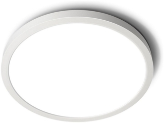 Qualra Tageslichtlampe LED Deckenleuchte Flach 3000K-6500K Rund Deckenbeleuchtung Dimmbar