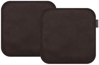 Magma Heimtex Stuhlkissen Magma Stuhl Kissen Avaro Form 47 - Braun - Set 2x