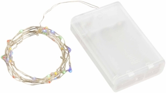 2x 30er LED Lichterkette Batteriekette Party Wasser Beleuchtung Deko Licht bunt