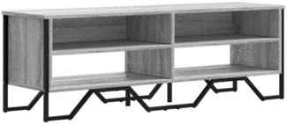 vidaXL TV-Schrank Grau Sonoma 122x34x41 cm Holzwerkstoff 848572