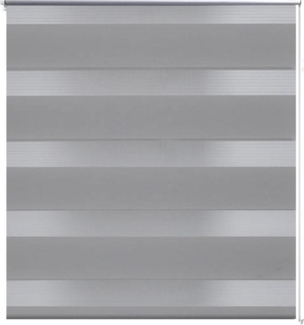 Doppelrollo Seitenzug 100 x 175 cm grau 240211