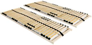 vidaXL Lattenroste 2 Stk. mit 28 Latten 7 Zonen 80x200 cm [3051424]