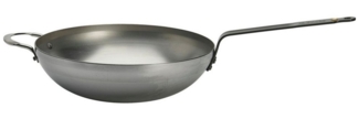 de Buyer Bratpfanne DE BUYER Wokpfanne konisch, Höhe: 165 mm, Länge: 618 mm, ø: 323 mm, (Pfanne, Bratpfanne), Pfanne, Bratpfanne