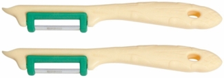 RÖR Spargelschäler 10149-2, Gemüseschäler 2er Set, perfekt zum Schälen von Obst und Gemüse - Made in Solingen
