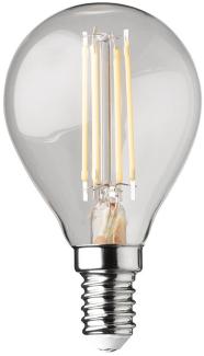 E14 Filament LED - 3 Watt, 320 Lumen, warmweiß, Ø4,5cm - extern dimmbar