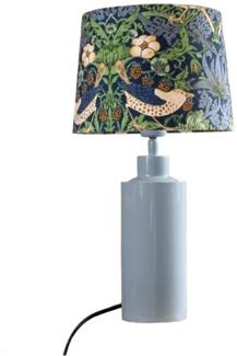 PR Home 4163282-008 Tischleuchte Solo Denim Stoffschirm Bunt 48cm