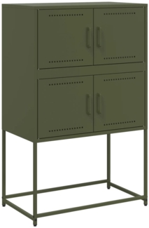 vidaXL Sideboard Olivgrün 68,5x38,5x107 cm Stahl 846486