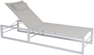 Brafab Vevi Gartenliege Aluminium/Textilene