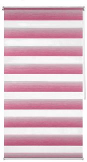 Doppelrollo mit schönen Farbverlauf, K-HOME, Lichtschutz, ohne Bohren, freihängend, Klemmfix