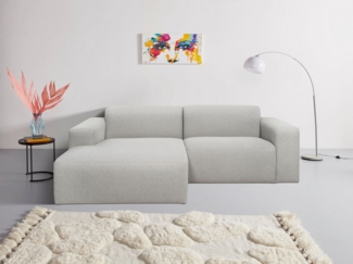 INOSIGN Ecksofa Koa,228cm, L-Form, Modulsofa, Webstoff, Cord, Designsofa, weicher Lounge-Sitzkomfort, Welleunterfederung, bodentief