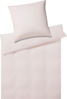 Elegante Bettwäsche Solid Stripe, Mako-Jersey, 2 teilig, angenehmes Hautgefühl