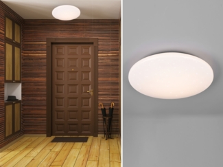 LED Deckenleuchte POLLUX IP44, Bewegungsmelder & Sternenhimmel, Ø37cm