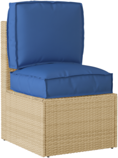 vidaXL 2-teiliger Palettenkissen-Satz Royalblau Oxford-Stoff 3329046