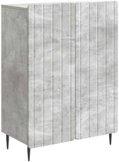 vidaXL Sideboard Betongrau 66 x 34,5 x 92 cm Holzwerkstoff 894358