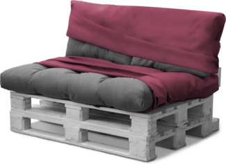 Aspero Kissenbezug Wasserdichte Palettenkissenbezüge 2-teilig, 2-teilige Palettenkissen Bezüge