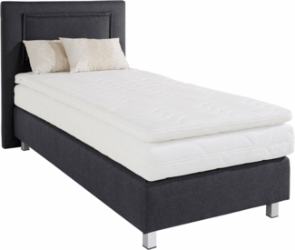 Westfalia Schlafkomfort Boxspringbett, inkl. Kaltschaum-Topper und Zierkissen
