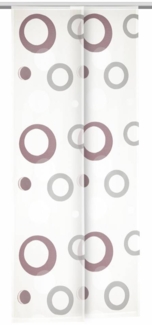 Neusser Collection Flächenvorhang rot, 245x60 cm