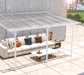 Westmann Terrassenüberdachung "Bruce 435", weiß, 300 x 435 x 270 cm (L x B x H)