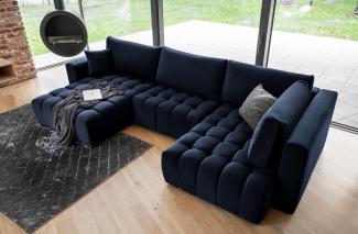 Wohnideebilder Bonito Dunkelblau Ecksofas & Eckcouches CO-BON-LT-40LO