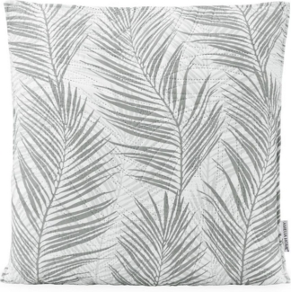 texpot Kissenhülle Kissenbezüge zweiseitig Ultrasonic Steppung Blätter, (1 Stück)