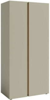 Marmex Möbel Kleiderschrank LUCA LC3 Schrank 2 Türiger Drehtürenschrank