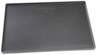 PROREGAL® Grillrost Wende-Grillplatte Gusseisen für Broil King Signet, 38,1x33 cm, Doppelseitig, glatte Seite (Plancha), Branding & Röstaromen