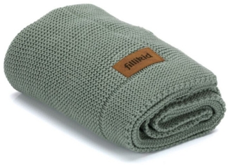 Babydecke Babydecke Strick 80x100 cm Exklusiv, Fillikid