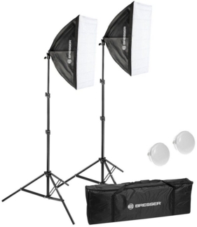 BRESSER Tageslichtlampe BRESSER BR-225B LED Tageslicht-Set mit Softboxen 50 x 70 cm