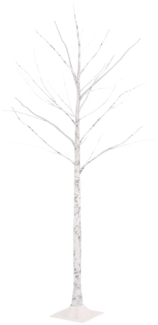 vidaXL LED-Birke Warmweiß 72 LEDs 150 cm 345143