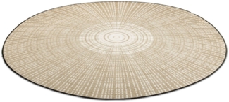 wash+dry by Kleen-Tex Teppich Cascara beige, rund, Höhe: 7 mm