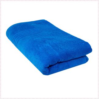 GLAESERhomestyle Badehandtuch | 100% Baumwoll Badetücher 3er Set | Hochsaugfähige Frottierhandtücher | Angenehm weich und Flauschiges Handtuchset | 100 x 150 cm (blau)