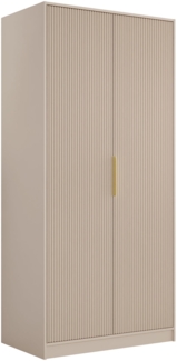 Kleiderschrank Tireno 2D (Farbe: Sandbeige)