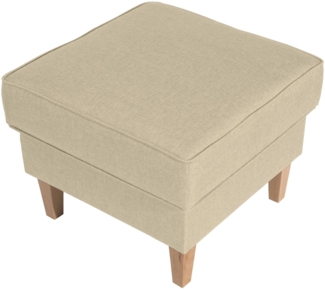 Hocker Karlen Bezug Flachgewebe Buche natur / beige 22022