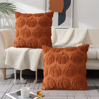 BYSURE Kissenbezug, (1 Stück), Kürbis Sofakissen