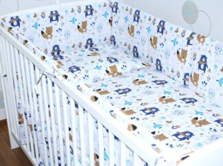 Primawela Bettnestchen Nestchen 420 cm Bettumrandung Baby Bett Kinder Nest Kopfumrandung