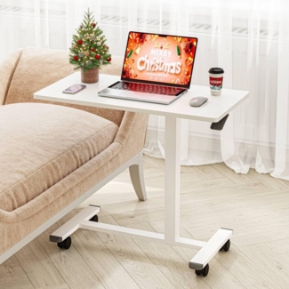 Dripex Beistelltisch höhenverstellbar Computertisch Laptoptisch Nachttisch