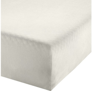 Erwin Müller Spannbettlaken Boxspring-Spannbettlaken "Regensburg", Jersey, Gummizug: Rundumgummi, (1 Stück), Single-Jersey Multi-Stretch Uni