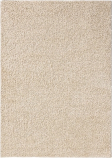 benuta Hochflor-Teppich Soho, rechteckig, Höhe: 31 mm, Teppich Wohnzimmer, Schlafzimmer, Esszimmer, Rutschfest, Waschbar