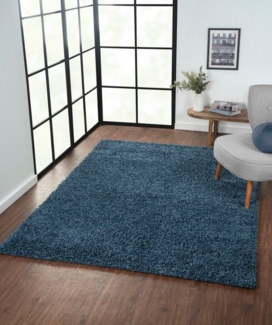 Myflair Möbel & Accessoires Hochflor-Teppich My Shaggy, rechteckig, Höhe: 37 mm, Shaggy, Uni-Farben, leicht glänzend, Microfaser, extra flauschig