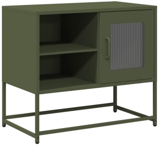 vidaXL TV-Schrank Olivgrün 68 x 39 x 60,5 cm Stahl 853390