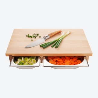 Hagen Grote Schneidebrett Arbeitsbrett-System: schneiden, sammeln, sauber, trennen
