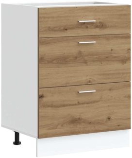 vidaXL Küchenunterschrank Artisan-Eiche Holzwerkstoff 854258