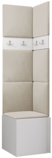 Garderoben-Set Monati XXI (Farbe: Weiß, Manila 02)