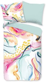 Good Morning Renforcé Bettwäsche 200 X 200 cm + 2- 80 X 80 cm Magic modern print bunt