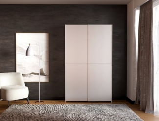 PREISBRECHER Schwebetürenschrank HOME NOOK 6 Böden, in Weiss - 100,1 x 190,5 x 39,1 cm (BxHxT)