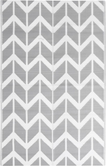 vidaXL Outdoor-Teppich ARAKIL Grau 190x290 cm PP 316952