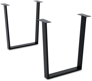 Tischgestell Daralis 64,5x72 Metall Schwarz