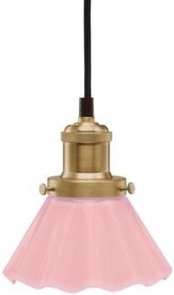 PR Home 3121533 Pendelleuchte August Small Rosa gewellt 15cm