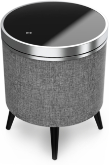 Block Helsinki Schwarz Tischlautsprecher Tisch mit Bluetooth Laut­spre­cher von Audioblock